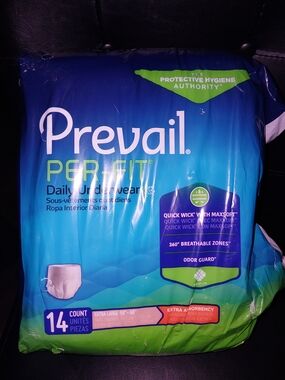 Prevail Per-Fit Daily Underwear - Blue & Green Packaging